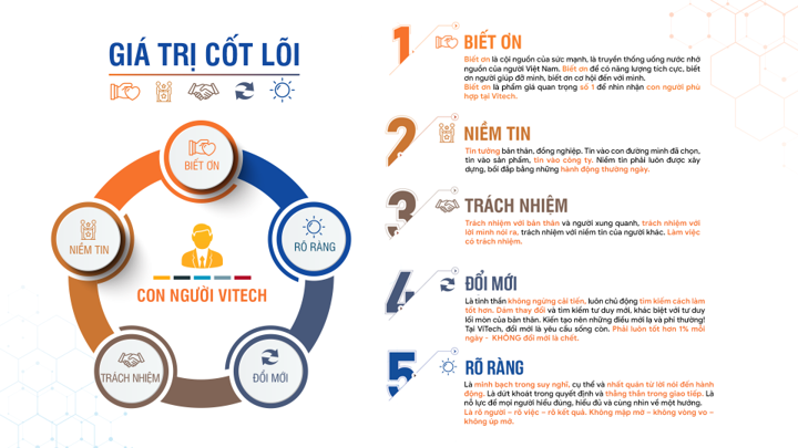 5 giá trị cốt lõi ViTech Group – điều bạn sẽ sống cùng mỗi ngày khi làm việc tại đây