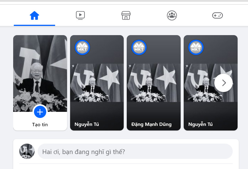 Toàn thể nhân sự ViTech đã đồng loạt thay đổi avatar hoặc hình ảnh, lời nói của Tổng Bí Thư trên các trang mạng xã hội 