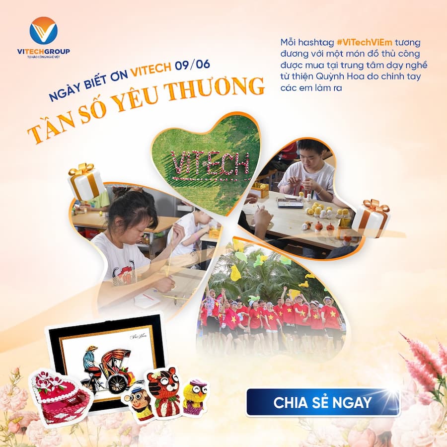 Chiến dịch “Tần số yêu thương” hưởng ứng Ngày Biết Ơn ViTech