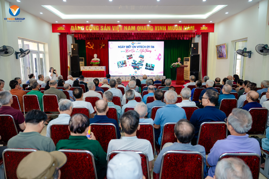 ViTech Group trao quà tri ân tại Trung tâm Người có công ngày 9/6